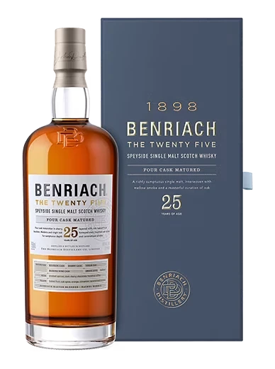 BenRiach 25 Jahre Speyside Single Malt Whisky