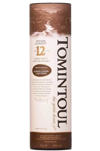 Tomintoul 12 Jahre Oloroso Sherry Finish Tube