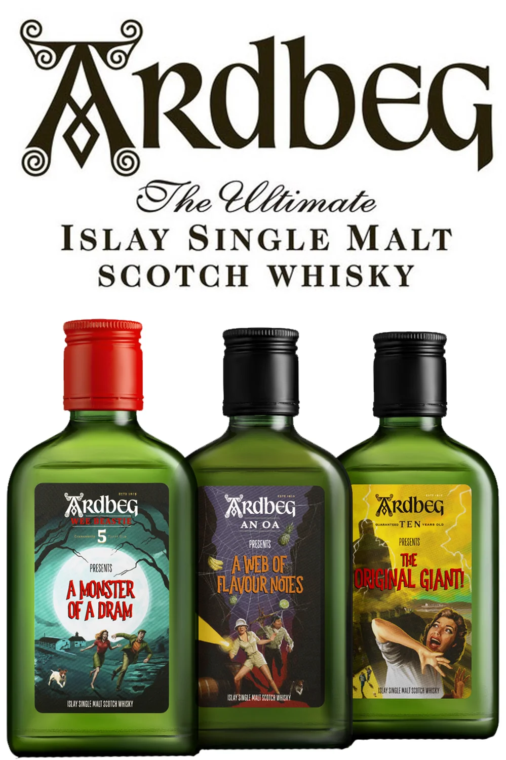 Ardbeg Monsters of Smoke versteckte Etiketten