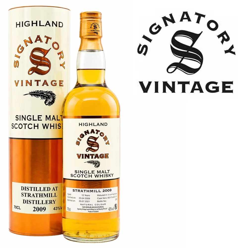 Strathmill 2009 / 12 Jahre  Signatory - 43% Vol.