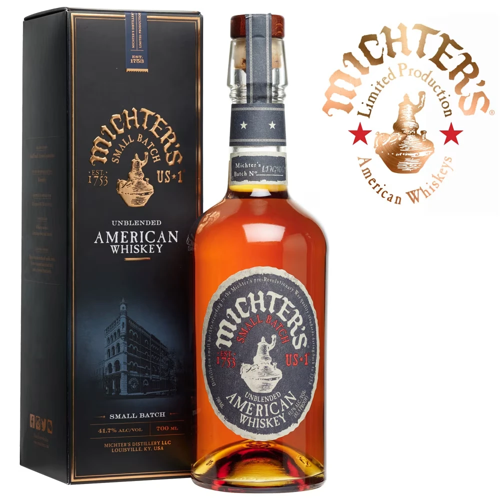 American whiskey, Kleines Batch, Unblended, Bourbon-Stil, Flasche