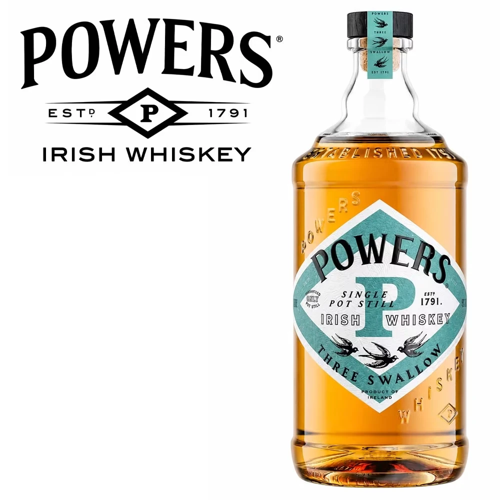 Powers Three Swallow – Irish Single Pot Still Whiskey – 40% Vol.