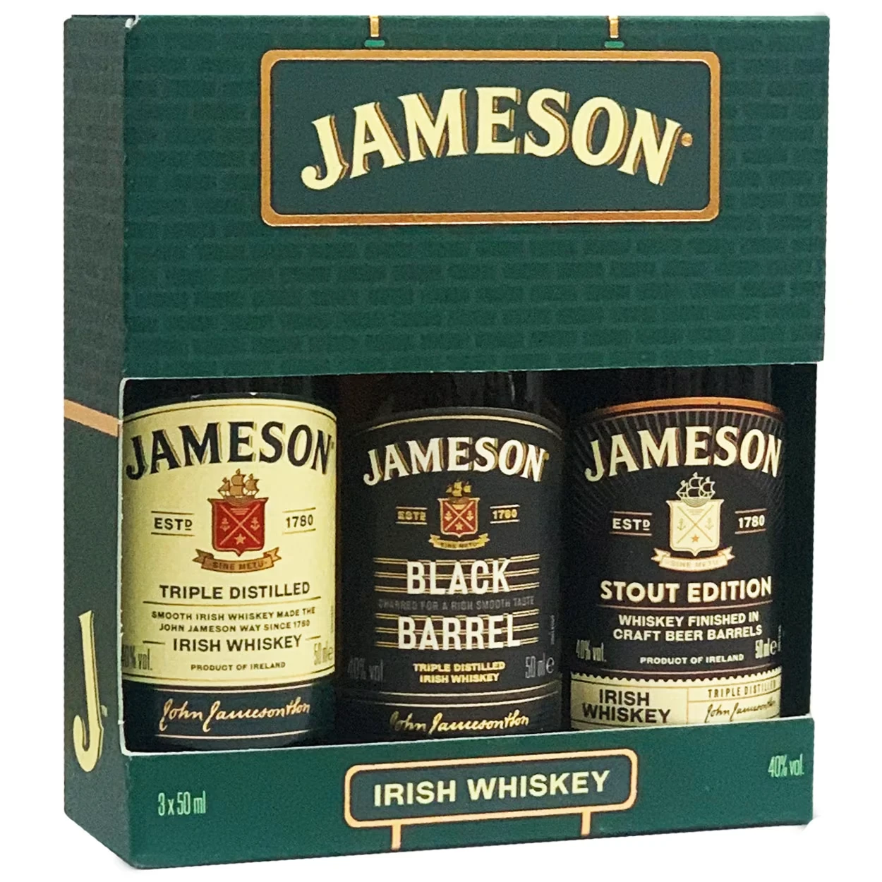 Jameson Irish Whiskey Tri Pack