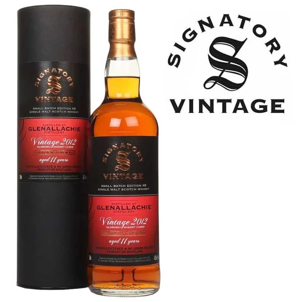 GlenAllachie 2012 / 11 Jahre Signatory - Oloroso Sherry Cask