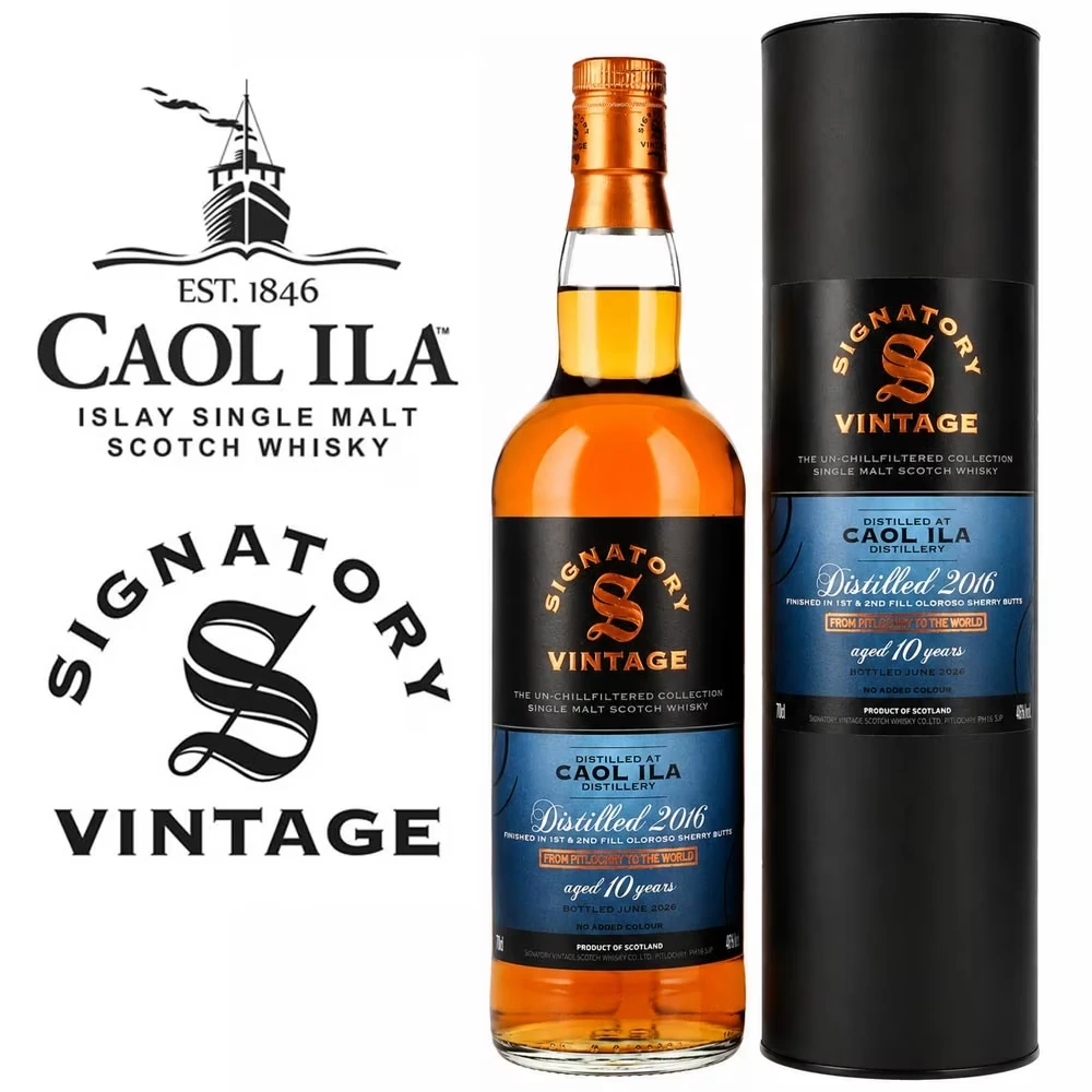 Caol Ila 2016 / 10 Jahre Signatory - 46% Vol.