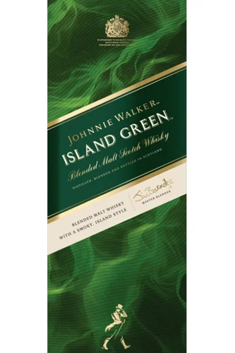 Johnnie Walker Island Green - Etikett