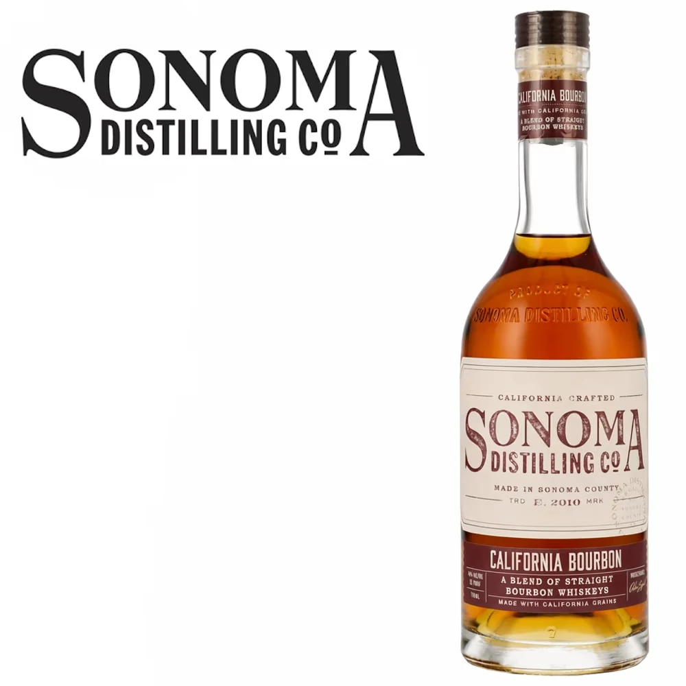 Bourbon, Whiskey, California, Distilling Co, Flasche