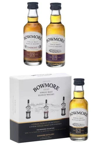 Bowmore Whisky Miniaturen Set