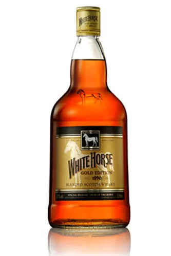 White_Horse Whiskey Flasche