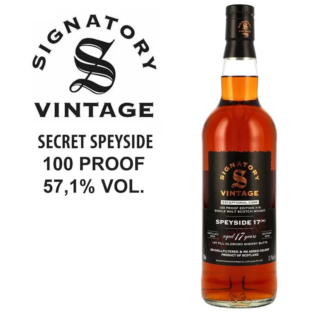Signatory Speyside M -  17 Jahre / 100 Proof Edition