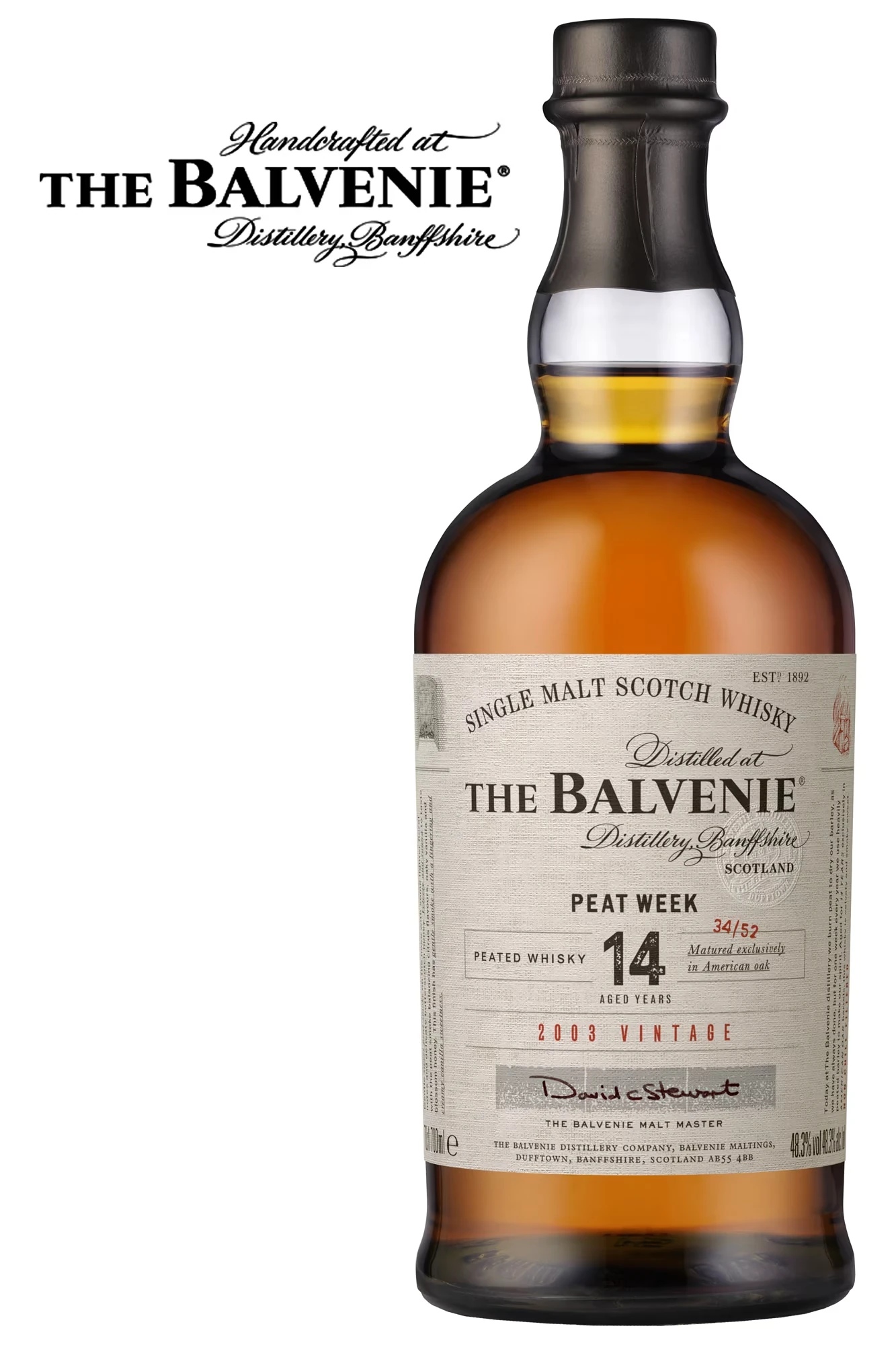 Balvenie Peat Week 14 Jahre - Altes Design