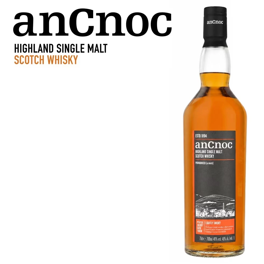 anCnoc Peated Sherry Cask Finish - 40% Vol. / 0,7 Liter