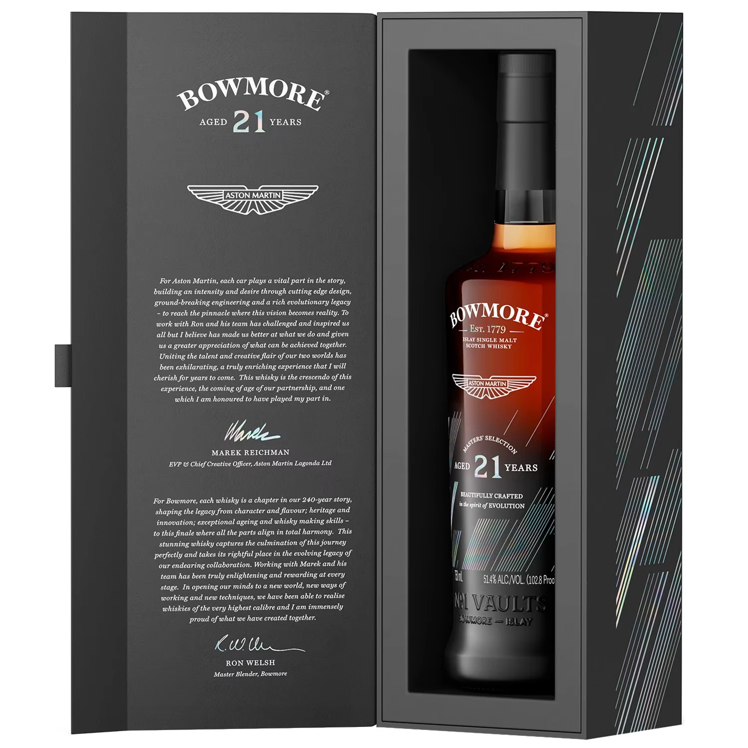 Bowmore 21 Jahre - Aston Martin in Box