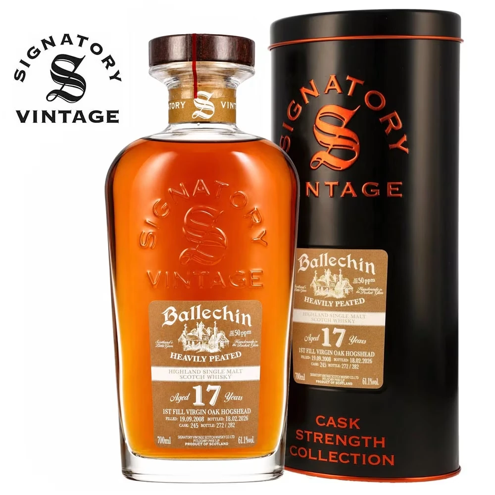 Whisky, Single Malt, 17 Jahre, Ballechin, Cask Strength