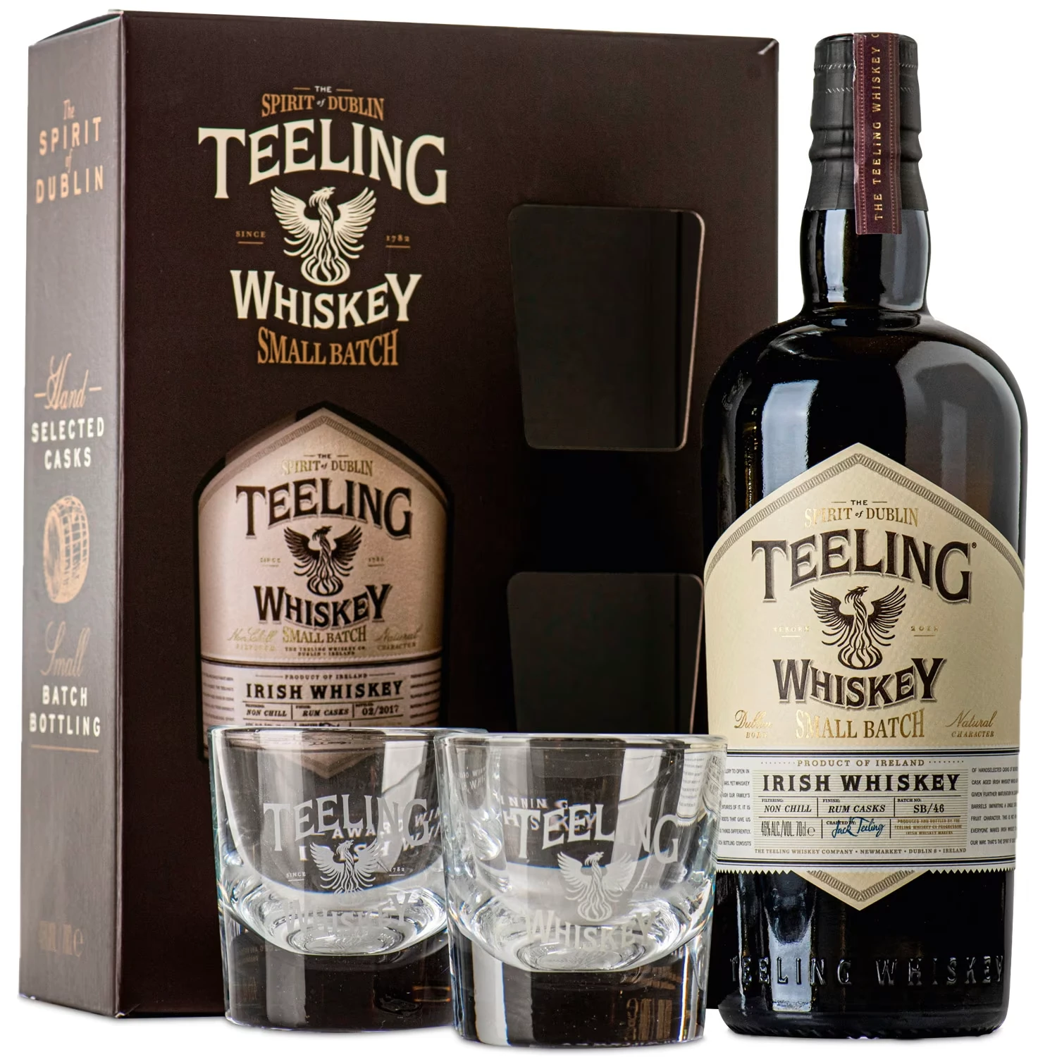 Teeling Irish Whisky & 2 Tumbler
