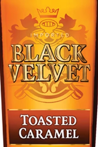 Black Belvet Toasted Caramell Etikett