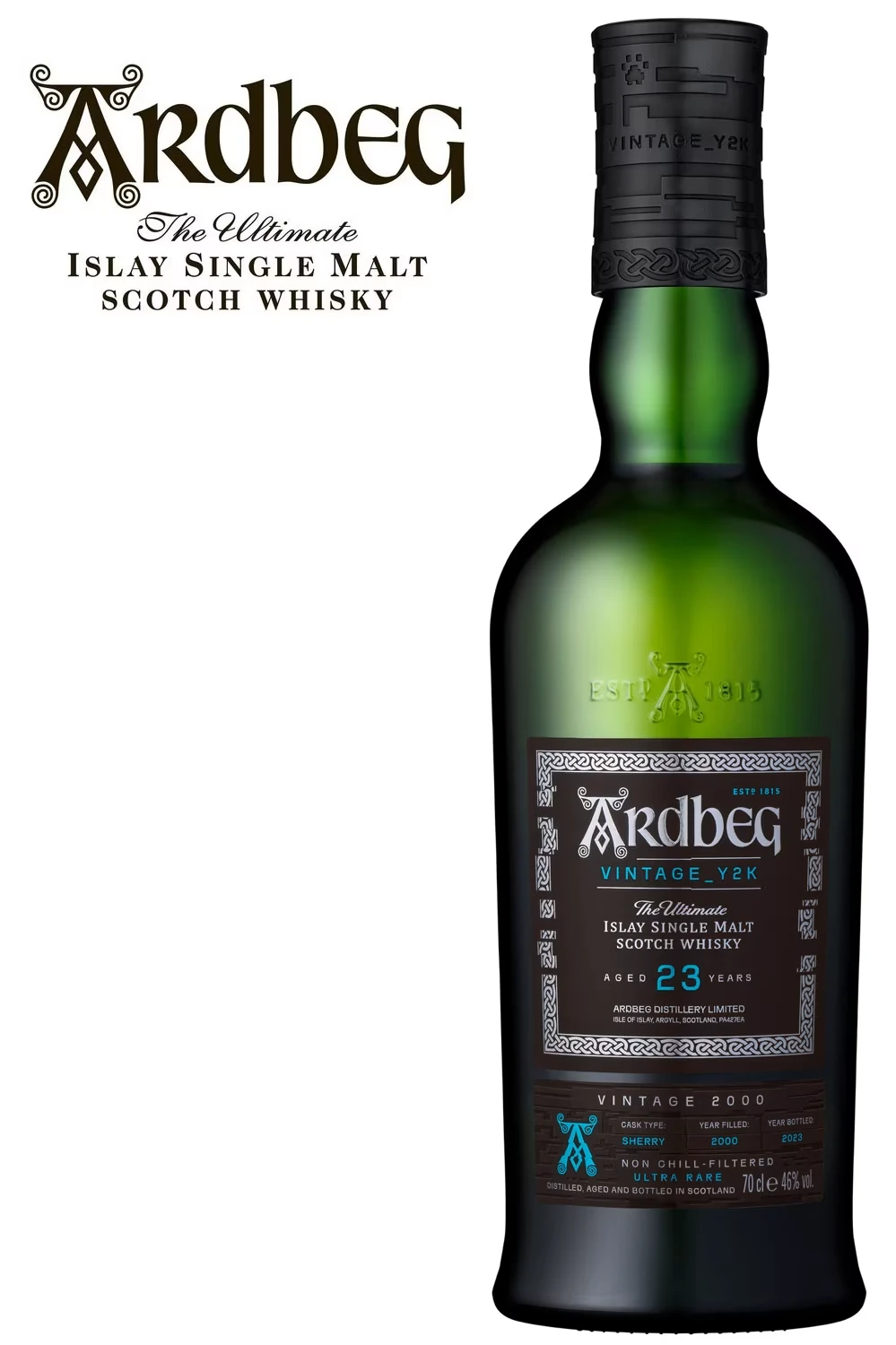 Ardbeg Vintage Y2K - 23 Jahre Flasche