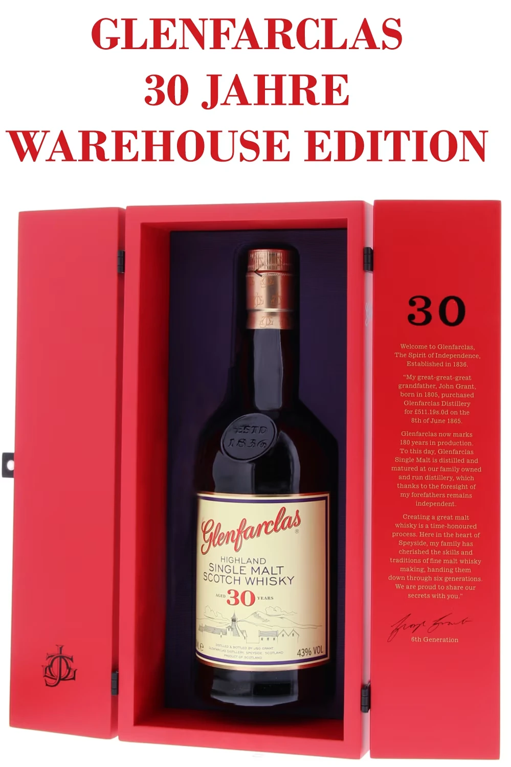 Glenfarclas 30 Jahre - Warehouse Edition