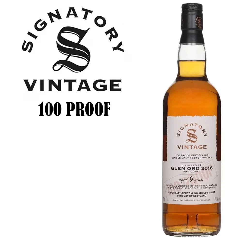 Glen Ord / 9 Jahre Signatory - 100 Proof