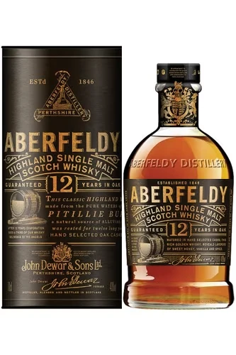 Aberfeldy 12 Jahre - Highland Single Malt Whisky - 0,7 Liter