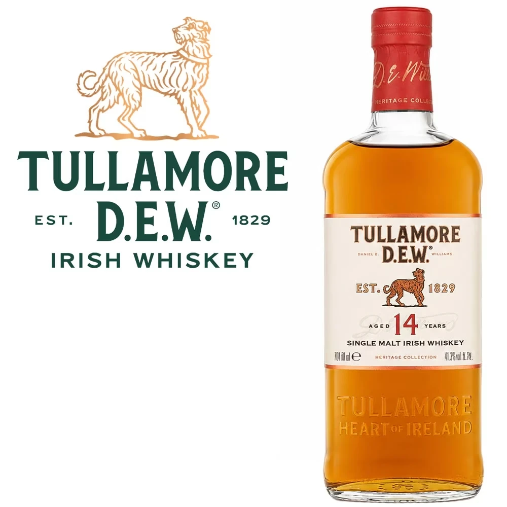 Tullamore D.E.W. 14 Jahre Single Malt Whiskey