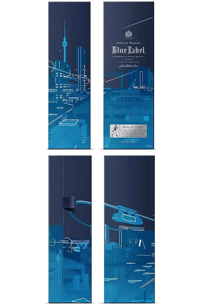 Johnnie Walker Blue Label Cities of the Future Berlin 2220 - Box