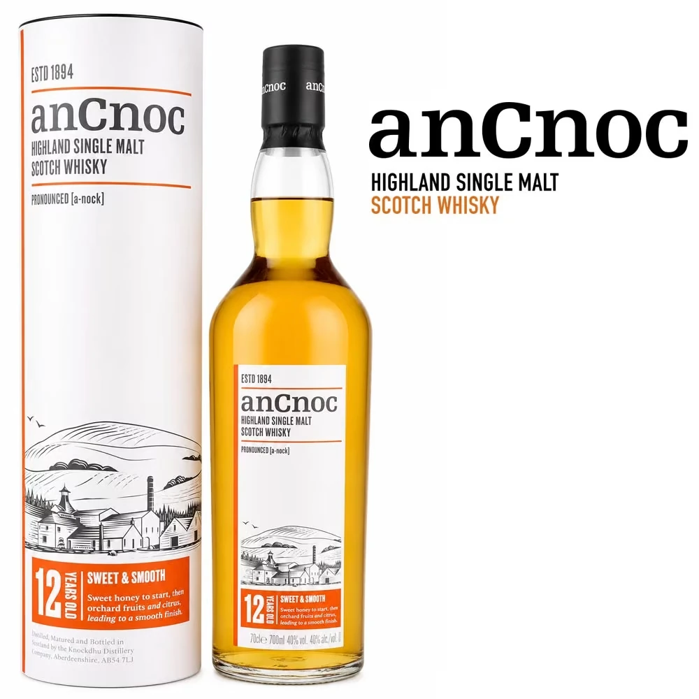 anCnoc 12 Jahre - 40% Vol. / 0,7 Liter