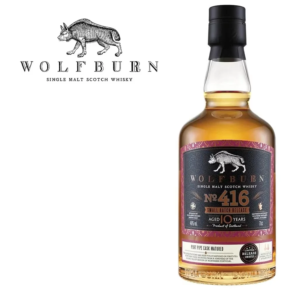 Wolfburn No. 416 Small Batch Release 10 Jahre Port Pipe Whisky