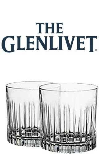 Glenlivet Whisky Edel-Tumbler - 2 Stück