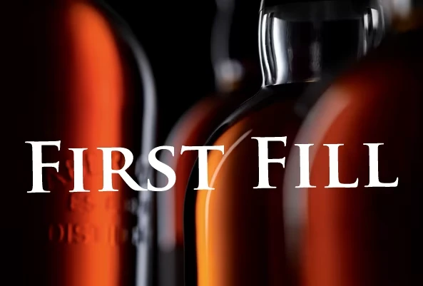 First Fill-Reifung von Whisky im Holzfass