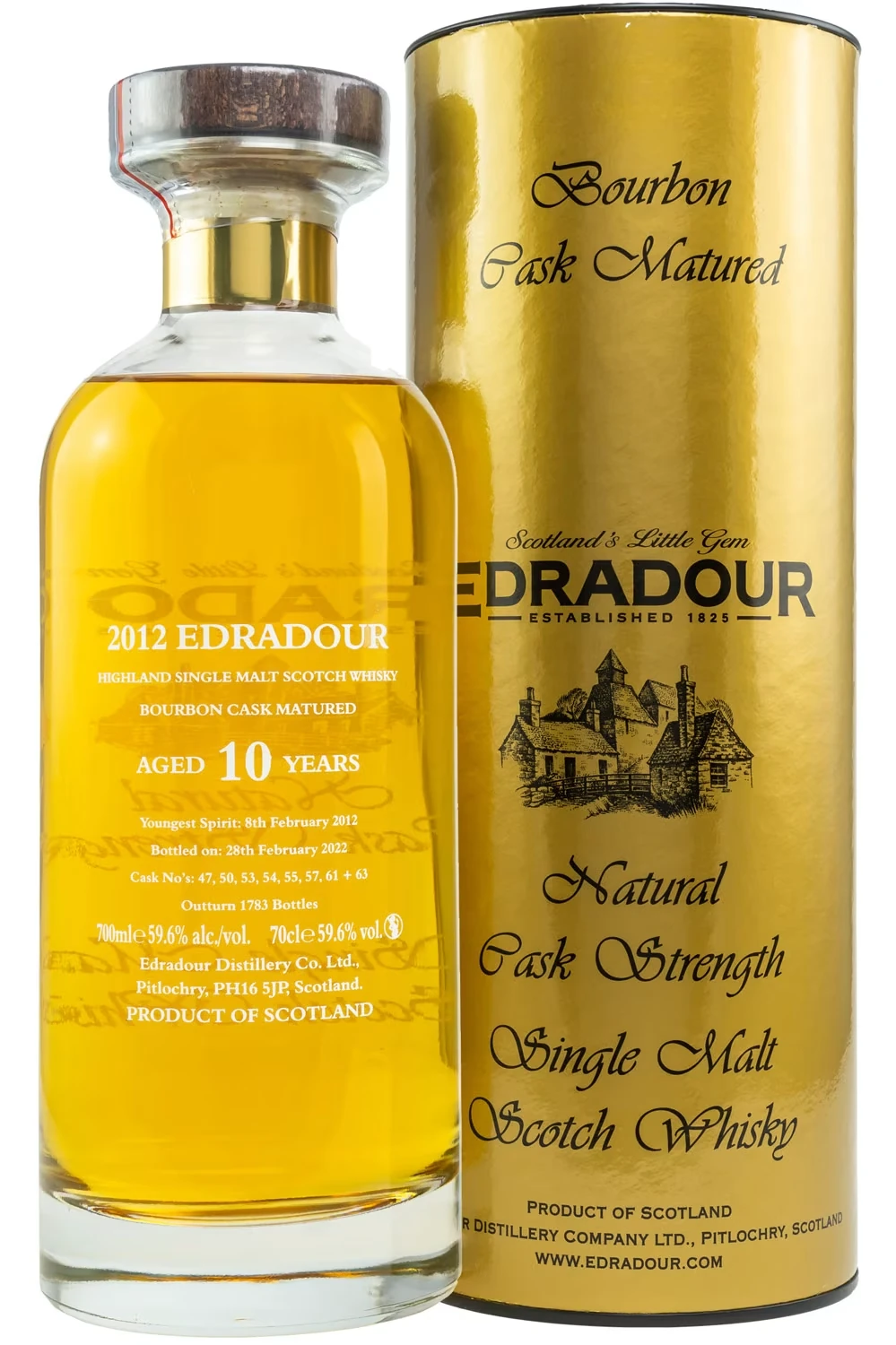 Edradour 2012 Decanter Bourbon Wood