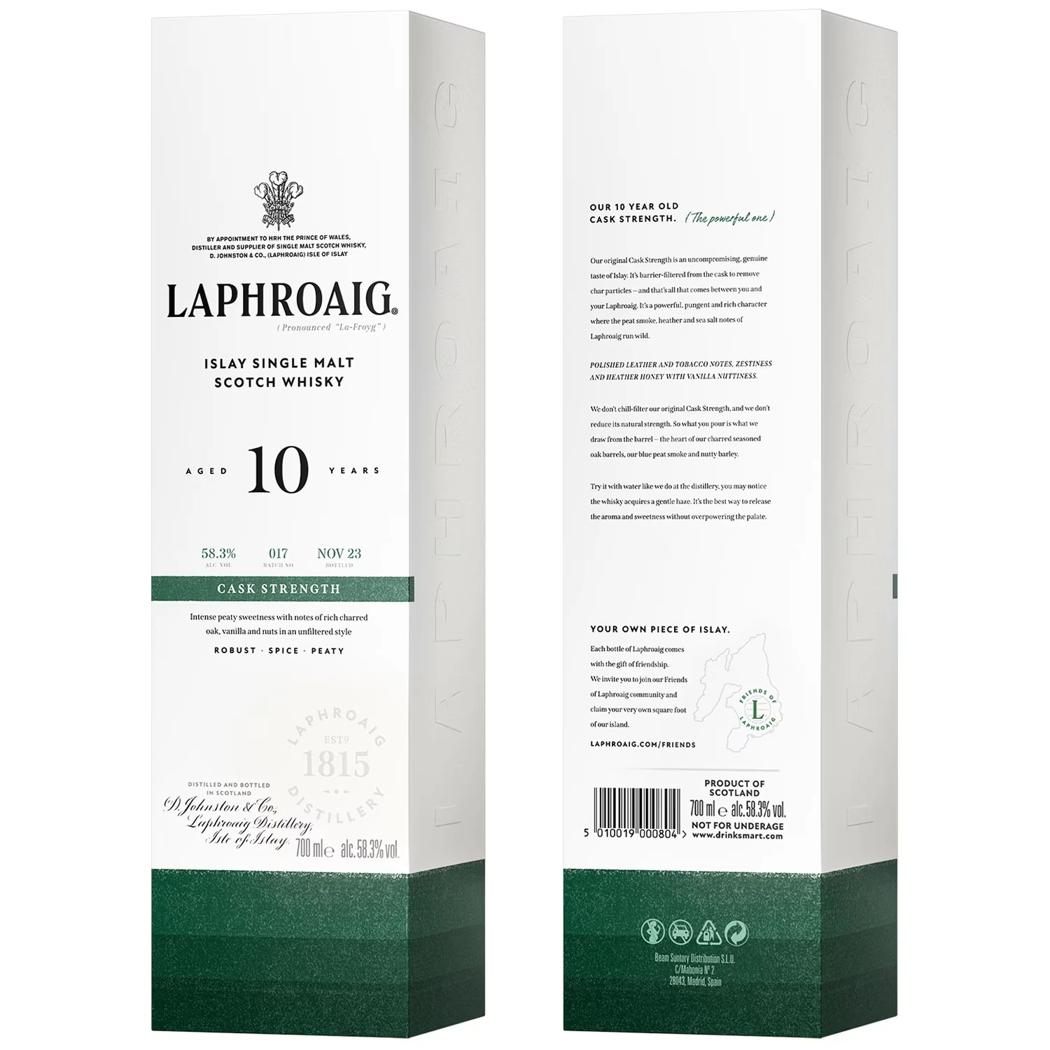 Laphroaig 10 Jahre Cask Strength - Batch 17 BOX