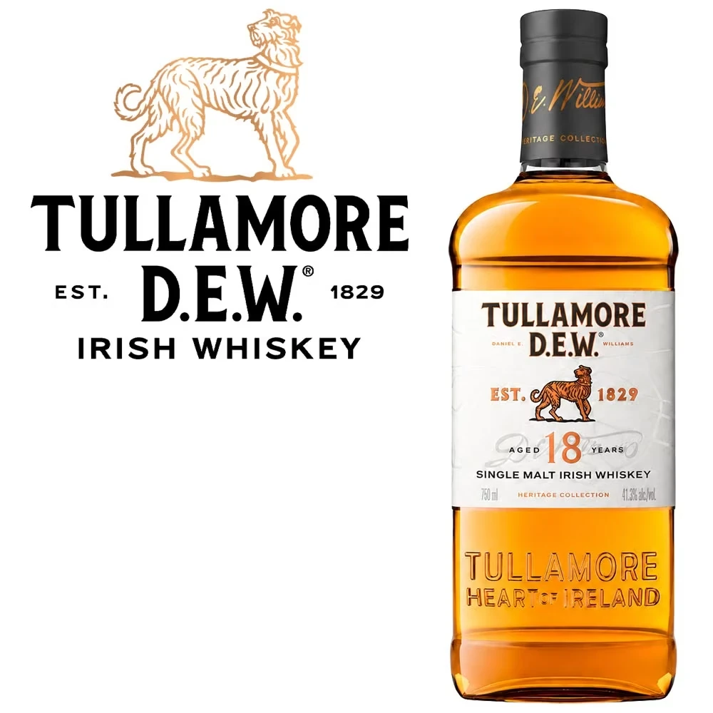 Tullamore D.E.W. 18 Jahre - 41,3% Vol. / 0,7 Liter