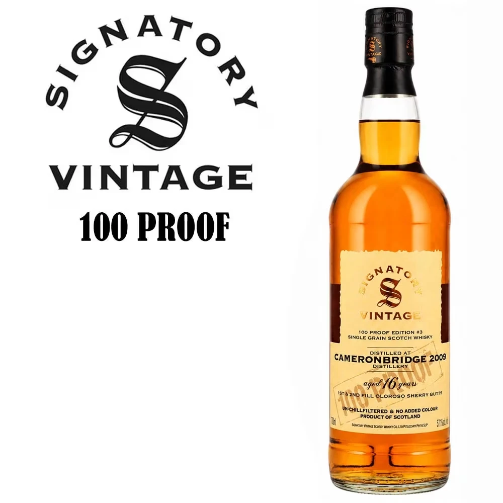 Cameronbridge 2009 / 16 Jahre Signatory - 100 Proof
