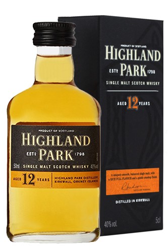 Highland Park 12 Jahre Miniatur 