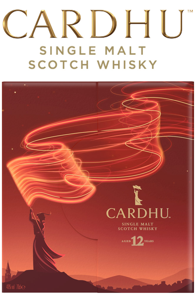 Cardhu 12 Jahre Whisky - mit Wizard edlen 2 Tumbler