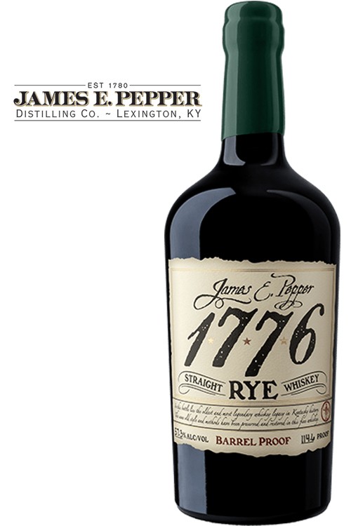 James E. Pepper 1776 Rye - Barrel Proof