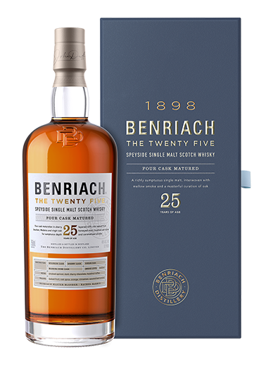 BenRiach 25 Jahre Speyside Single Malt Whisky