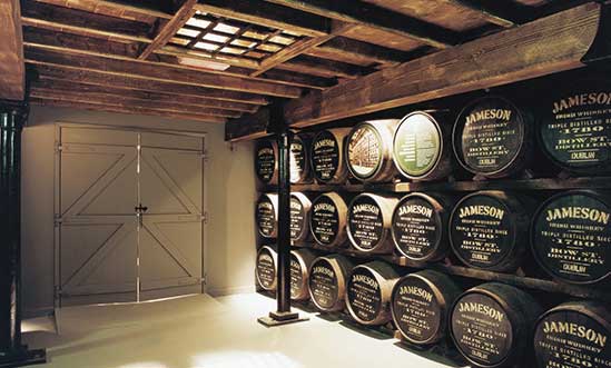 Lagerung von Irish Whiskey