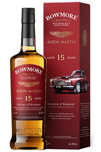 Bowmore 15 Jahre Golden & Elegant - Aston Martin Edition