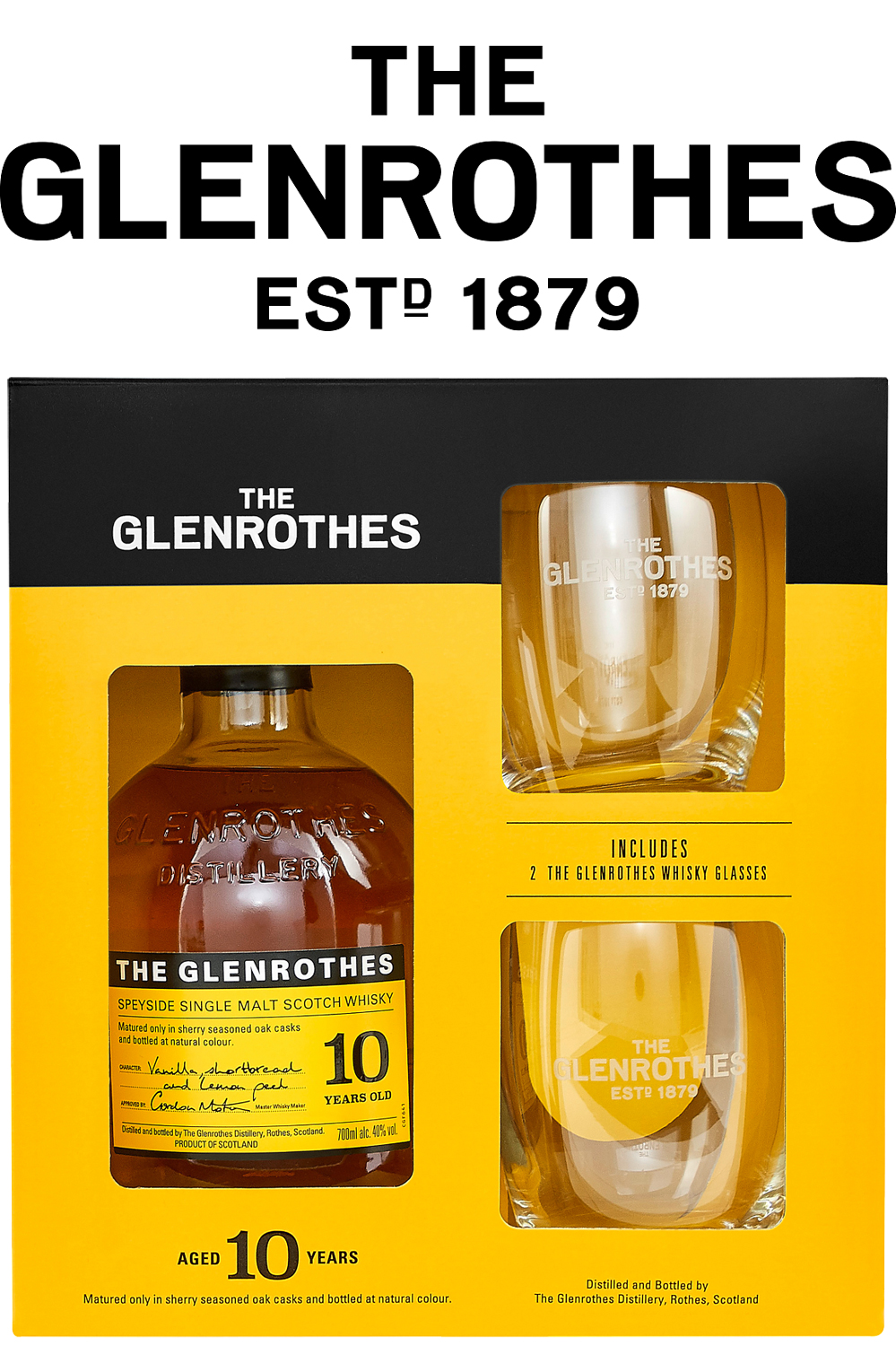 Glenrothes 10 Jahre & 2 Tumblern - Whisky Wizard
